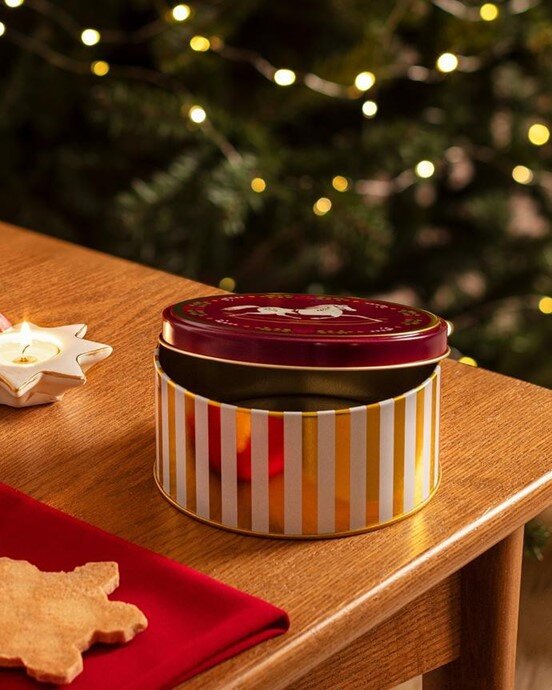 Chris Yuvarlak Metal Kutu Küçük