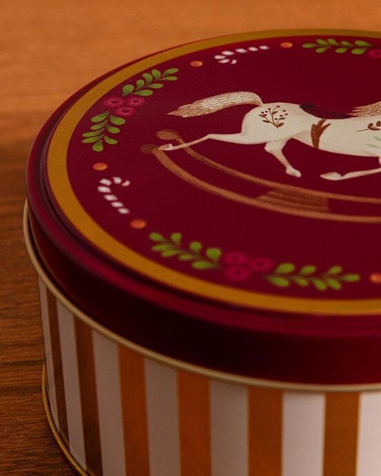 Chris Yuvarlak Metal Kutu Küçük