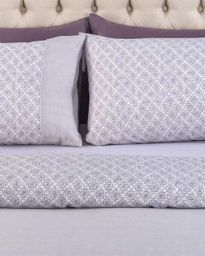 Clarice Family Size Coco Crep Baskılı Nevresim Takımı