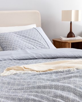 Clarice King Size Coco Crep Baskılı Nevresim Takımı