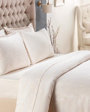Eze King Size Jakarlı Saten Nevresim Takımı