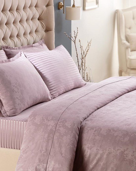 Eze King Size Jakarlı Saten Nevresim Takımı