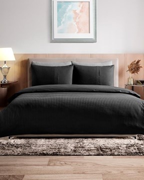 Adrien King Size Nervürlü Nevresim Takımı