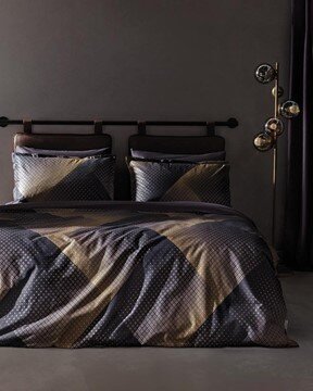 Aleon King Size Baskılı - 300TC Saten Nevresim Takımı