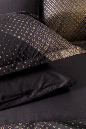 Aleon King Size Baskılı - 300TC Saten Nevresim Takımı
