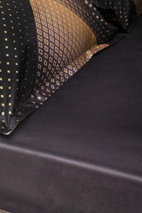 Aleon King Size Baskılı - 300TC Saten Nevresim Takımı