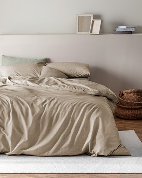 Odette King Size Ranforce Baskılı Nevresim Takımı.