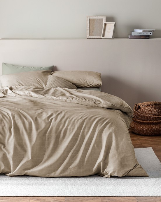 Odette King Size Ranforce Baskılı Nevresim Takımı.