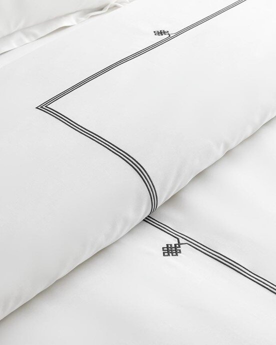 Lilas Family Size Nakışlı Nevresim Takımı - Saten