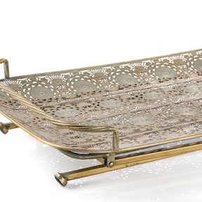 Balbine Metal Sehpa - Dikdörtgen