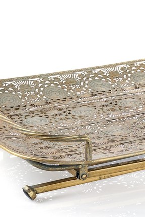 Balbine Metal Sehpa - Dikdörtgen