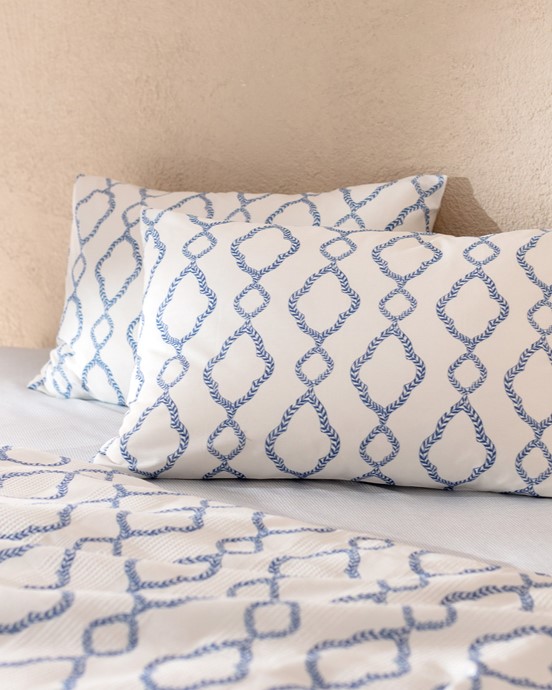 Belda King Size Karde Baskılı Pike Takımı