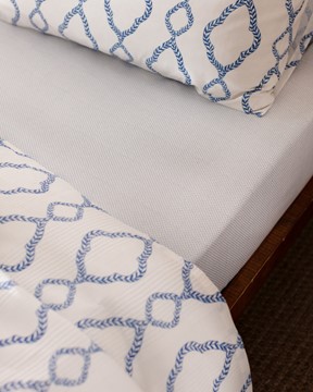 Belda King Size Karde Baskılı Pike Takımı