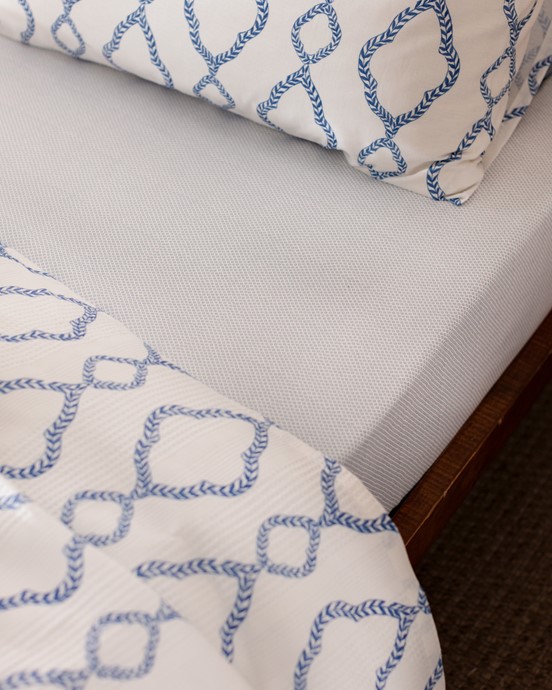Belda King Size Karde Baskılı Pike Takımı