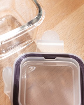 Marle 3'lü Kare Mini Saklama Kabı - 150ML