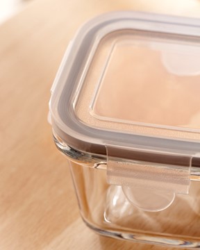 Marle 3'lü Kare Mini Saklama Kabı - 150ML
