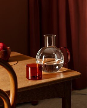 Vannes Borosilikat Cam Sürahi - 1400ML - Kulplu