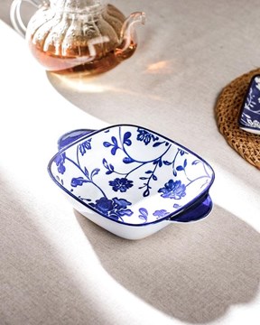 Reve Bleu Angers New Bone China Kare Kulplu Tabak