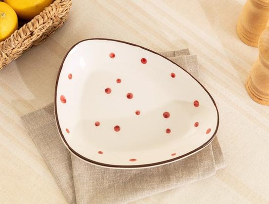 Vie Rouge Sauvage Üçgen Çukur Tabak 19 cm