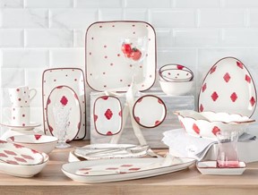 Vie Rouge Sauvage Üçgen Çukur Tabak 19 cm