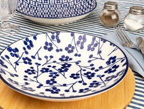 Rêve Bleu Ange pasta tabağı 19 cm