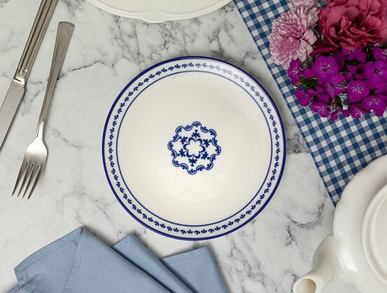Rêve Bleu Commande pasta tabağı 19 cm