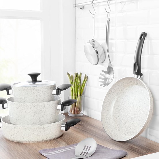 Gordes Granite Look 7 Parça Tencere Seti