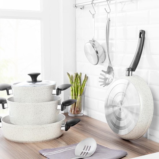 Gordes Granite Look 7 Parça Tencere Seti