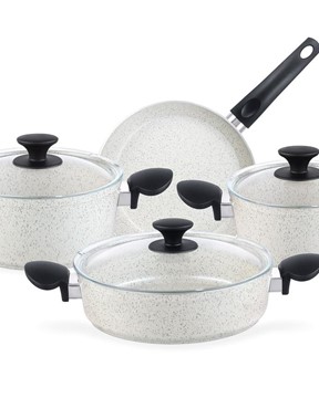 Gordes Granite Look 7 Parça Tencere Seti