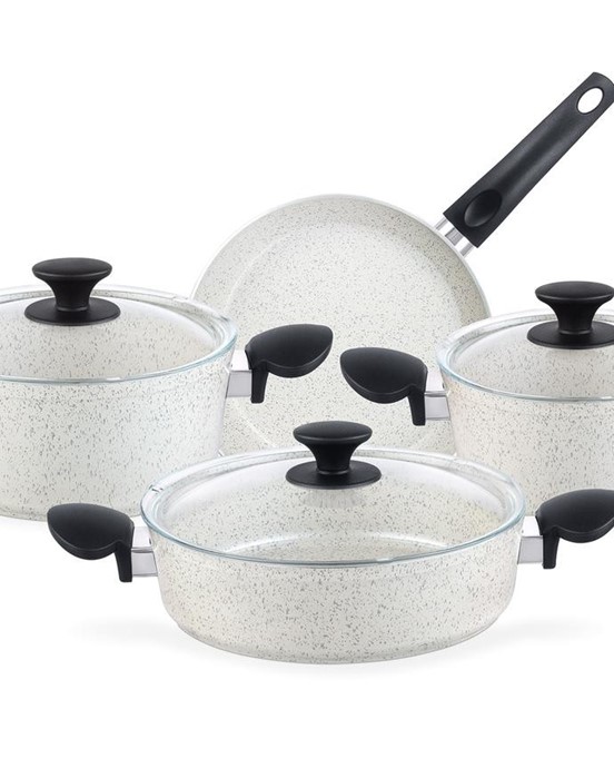 Gordes Granite Look 7 Parça Tencere Seti