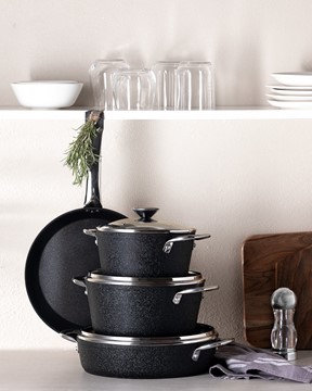 Noir Titanium 7 Parça Tencere Seti