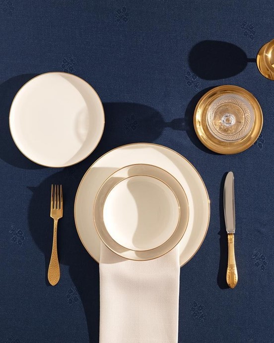 Madelyn 24 Parça Yemek Takımı Gold/Platin