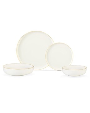 Madelyn 24 Parça Yemek Takımı Gold/Platin