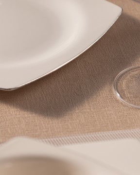 Ethan 24 Parça Yemek Takımı Gold/Platin