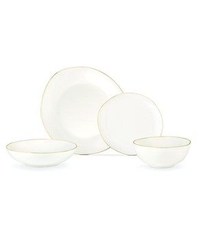 Alette 24 Parça Yemek Takımı Gold/Platin