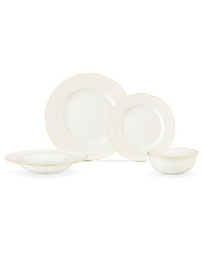 Amabella 24 Parça Yemek Takımı Gold/Platin