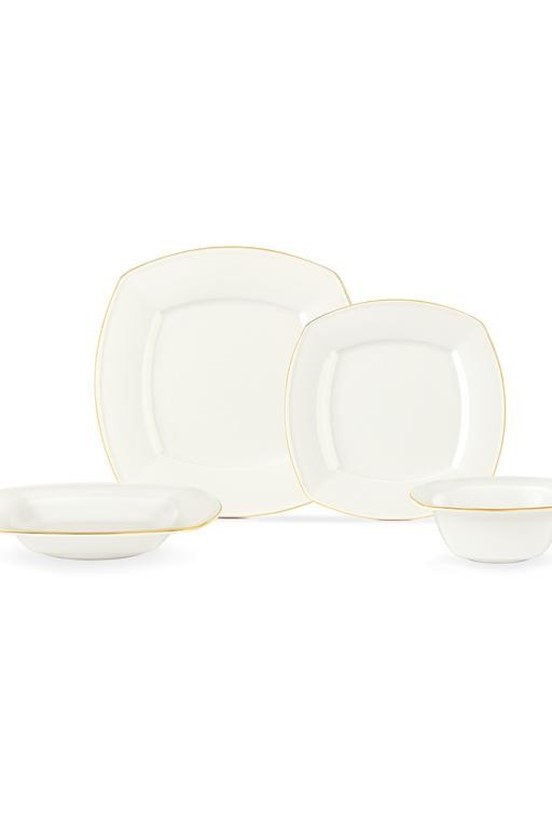 Noya 24 Parça Yemek Takımı Gold/Platin