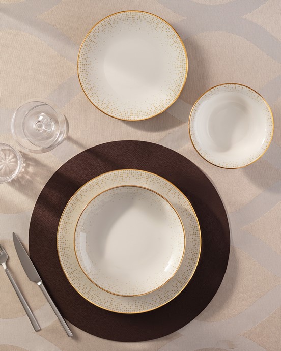 Vıal 24 Parça Yemek Takımı Gold/Platin
