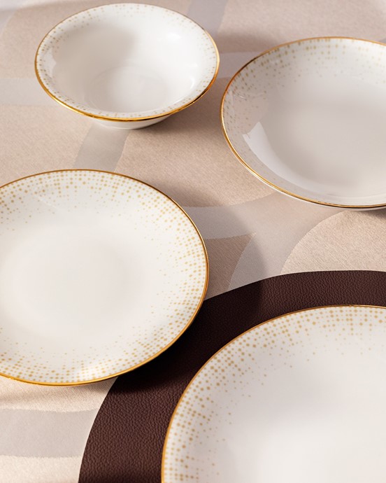 Vıal 24 Parça Yemek Takımı Gold/Platin