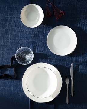 Collin 24 Parça Yemek Seti Gold/Platin