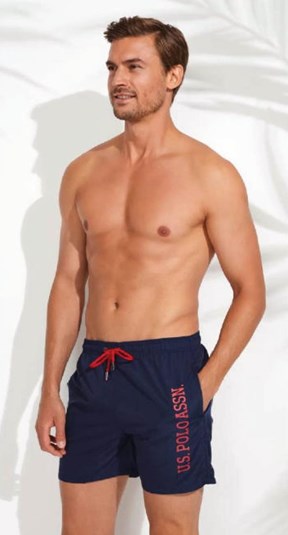 U.S. Polo Assn. Erkek Orta Boy Deniz Şortu