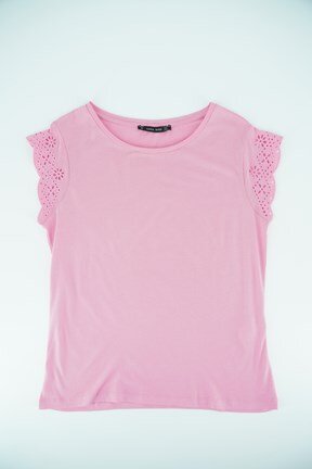 Karol Atabey Kolu Dantelli T-Shirt
