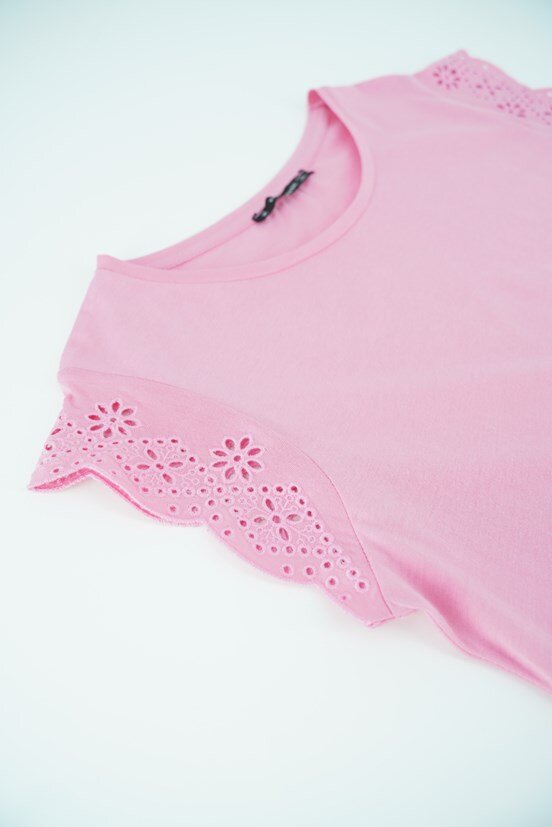 Karol Atabey Kolu Dantelli T-Shirt