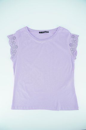 Karol Atabey Kolu Dantelli T-Shirt