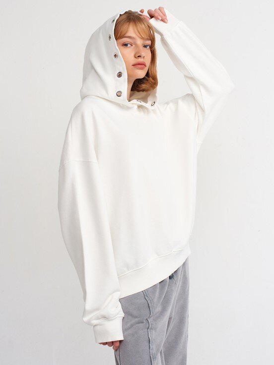 Dilvin Oversize Pamuklu Sweatshirt
