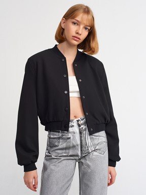 Dilvin Crop Bomber Ceket

