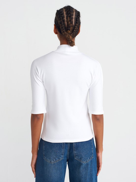 Dilvin Dik Yaka T-Shirt