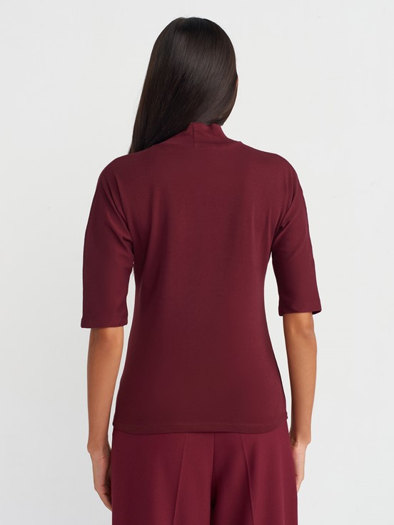 Dilvin Dik Yaka T-Shirt