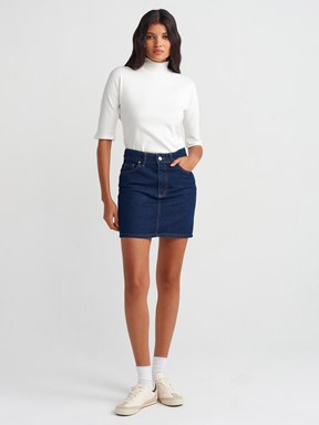 Dilvin Dik Yaka T-Shirt
