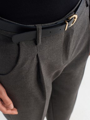 Dilvin Kemerli Havuç Fit Pantolon